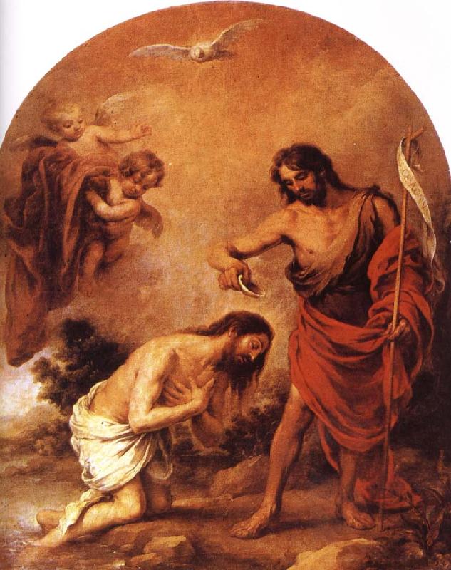 Bartolome Esteban Murillo Baptism of Jesus Sweden oil painting art